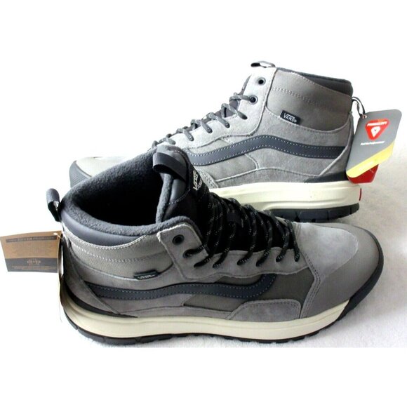 Vans Women's UltraRange Exo Hi MTE-1 Boots Drizzle Grey White Sizes NIB - Picture 1 of 5